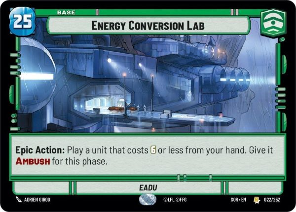 Energy Conversion Lab (022 252) [Spark of Rebellion] Supply