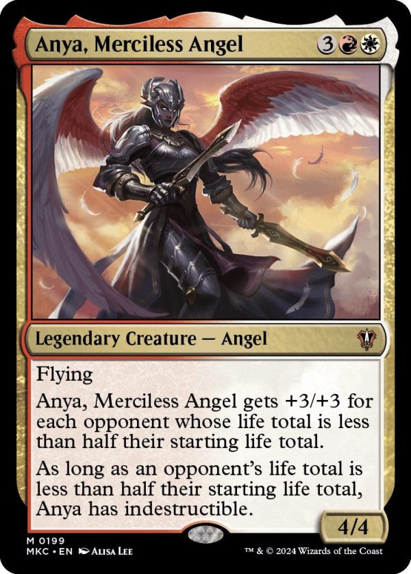 Anya, Merciless Angel [Murders at Karlov Manor Commander] For Cheap