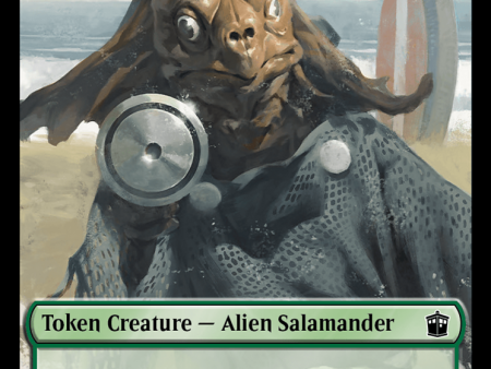 Alien Salamander    Mutant Double-Sided Token [Doctor Who Tokens] Cheap