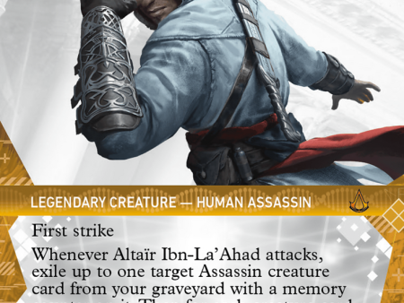 Altair Ibn-La Ahad (Showcase) (Textured Foil) [Assassin s Creed] For Discount