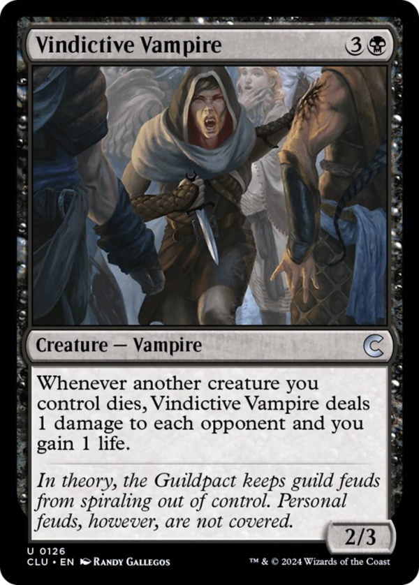 Vindictive Vampire [Ravnica: Clue Edition] Hot on Sale