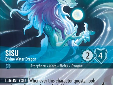 Sisu - Divine Water Dragon (Enchanted) (214 204) [Rise of the Floodborn] Cheap