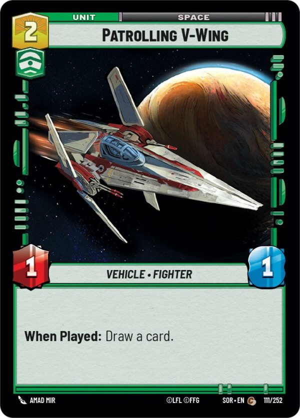 Patrolling V-Wing (111 252) [Spark of Rebellion] Cheap