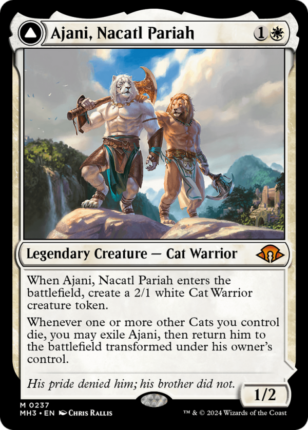 Ajani, Nacatl Pariah    Ajani, Nacatl Avenger [Modern Horizons 3] Online