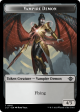 Vampire (0004)    Vampire Demon Double-Sided Token [The Lost Caverns of Ixalan Commander Tokens] Supply