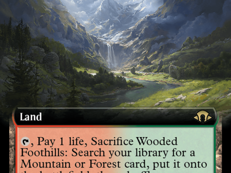 Wooded Foothills (Extended Art) [Modern Horizons 3] Supply