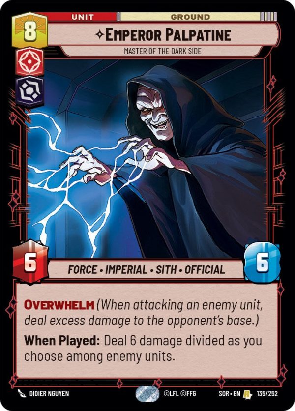 Emperor Palpatine - Master of the Dark Side (135 252) [Spark of Rebellion] For Discount