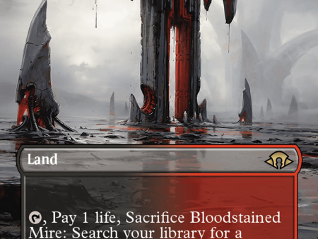 Bloodstained Mire (Borderless) [Modern Horizons 3] For Sale