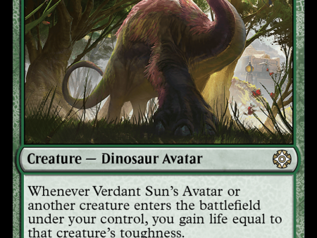 Verdant Sun s Avatar [The Lost Caverns of Ixalan Commander] Discount