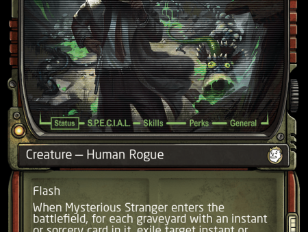 Mysterious Stranger (Showcase) (Surge Foil) [Fallout] Cheap