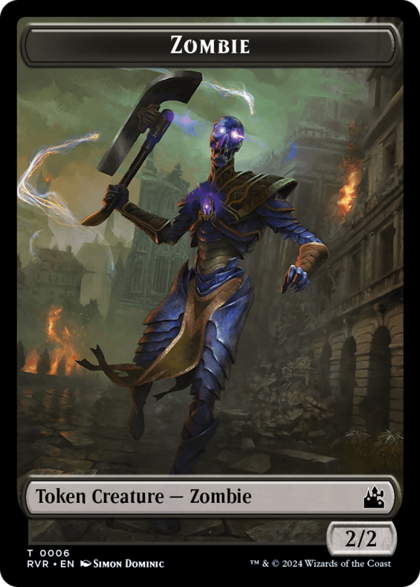 Bird    Zombie Double-Sided Token [Ravnica Remastered Tokens] Online