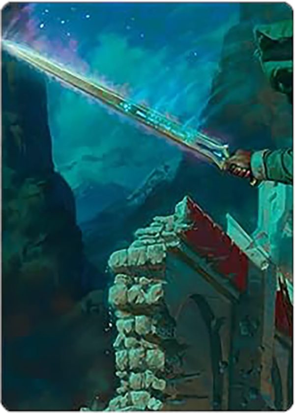 Anduril, Narsil Reforged Art Card [The Lord of the Rings: Tales of Middle-earth Art Series] on Sale