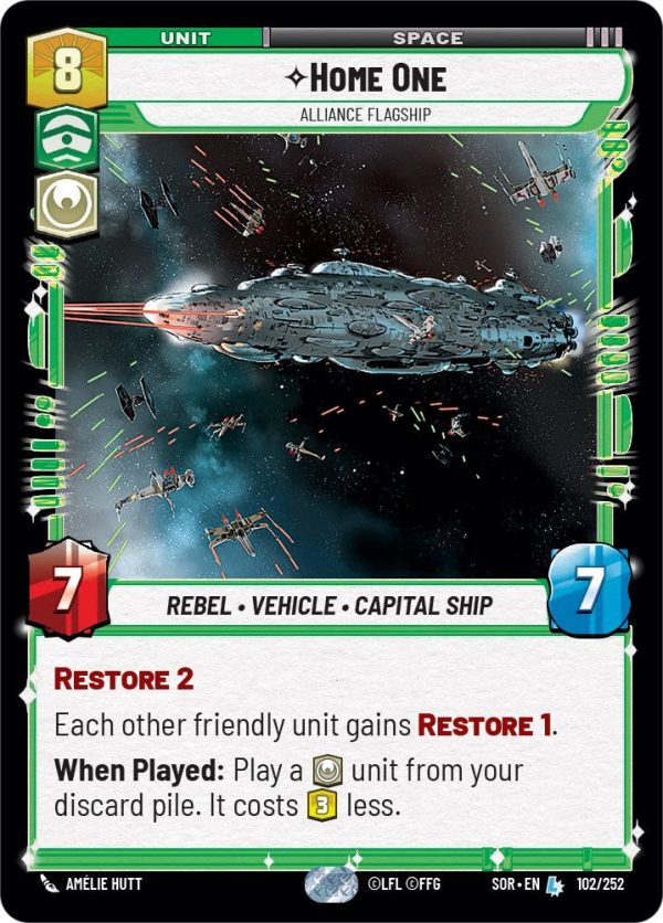 Home One - Alliance Flagship (102 252) [Spark of Rebellion] Cheap