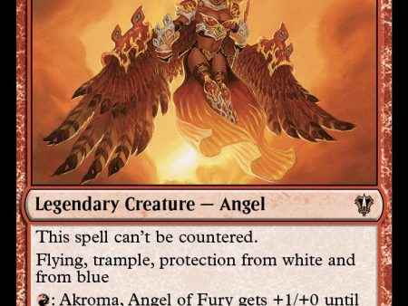 Akroma, Angel of Fury [Murders at Karlov Manor Commander] Cheap