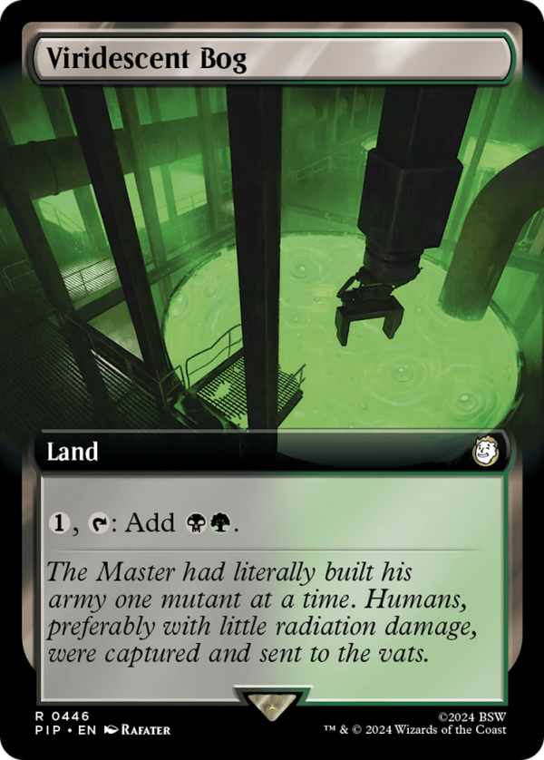 Viridescent Bog (Extended Art) [Fallout] Sale