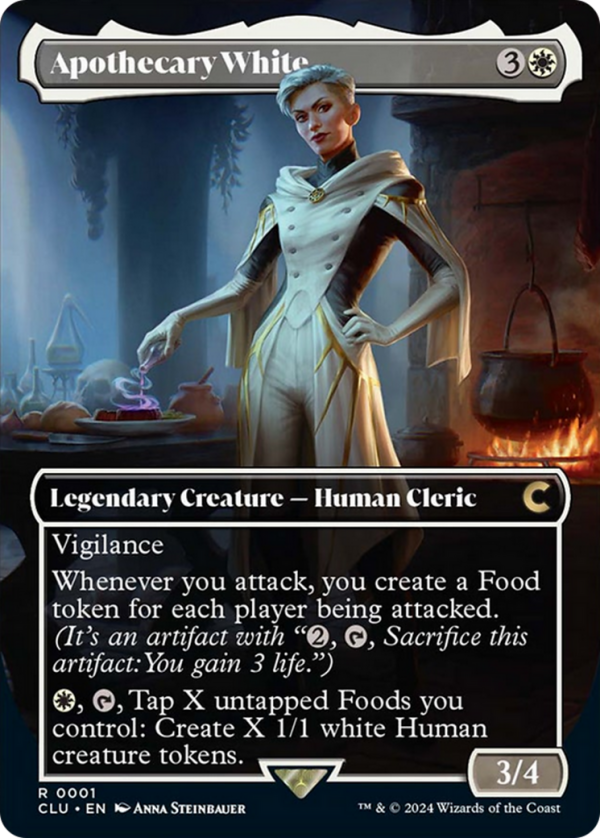 Apothecary White (Borderless) [Ravnica: Clue Edition] Sale