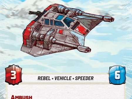 Snowspeeder (Hyperspace) (502) [Spark of Rebellion] on Sale