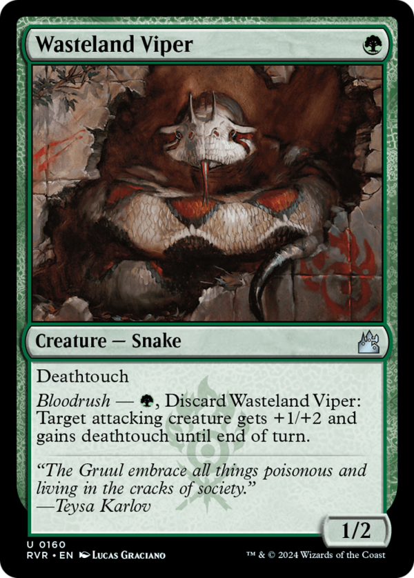 Wasteland Viper [Ravnica Remastered] on Sale