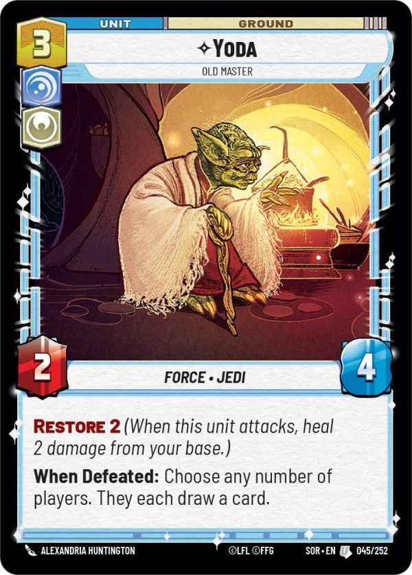 Yoda - Old Master (045 252) [Spark of Rebellion] For Sale