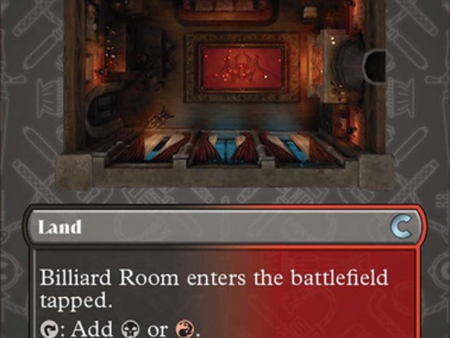 Billiard Room (Borderless) [Ravnica: Clue Edition] Fashion