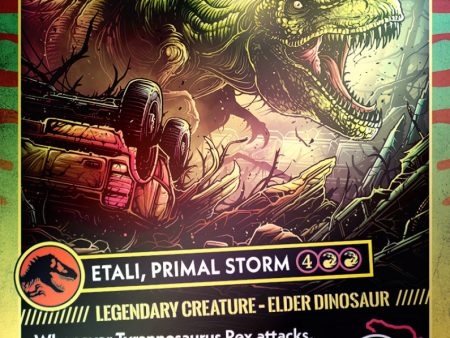 Tyrannosaurus Rex - Etali, Primal Storm (Rainbow Foil) [Secret Lair Drop Series] Fashion