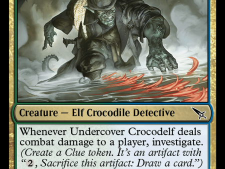 Undercover Crocodelf (White) [Murders at Karlov Manor] For Discount