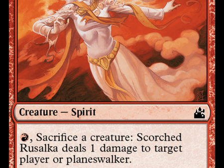 Scorched Rusalka [Ravnica Remastered] For Cheap