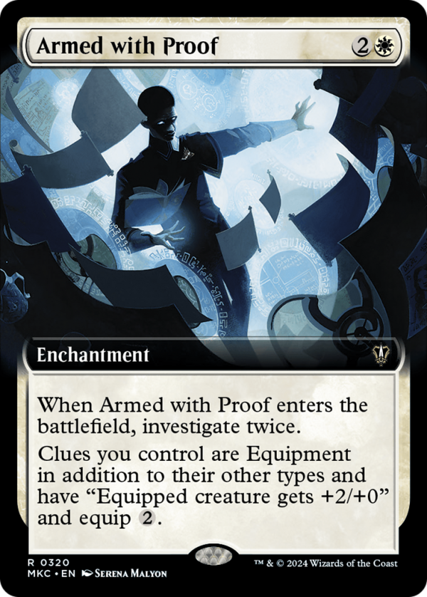 Armed with Proof (Extended Art) [Murders at Karlov Manor Commander] Online Hot Sale