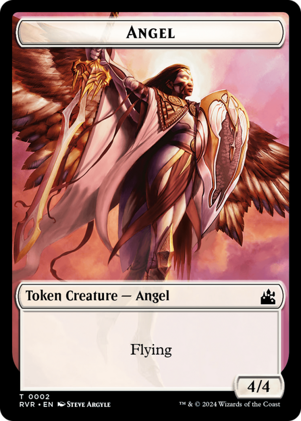 Angel Token (0002) [Ravnica Remastered Tokens] Online Sale