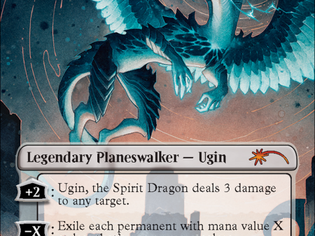 Ugin, the Spirit Dragon (Borderless) [Secret Lair Showdown] Hot on Sale