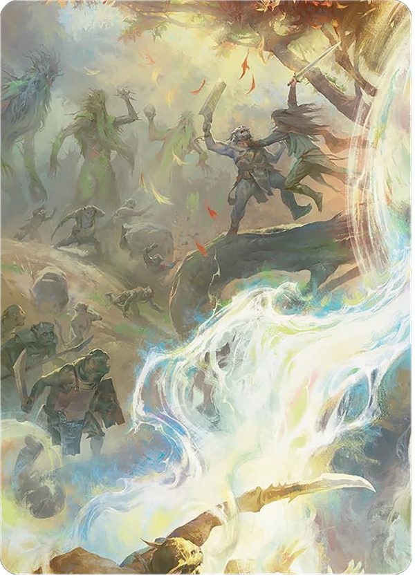 Arboreal Alliance Art Card [The Lord of the Rings: Tales of Middle-earth Art Series] Hot on Sale