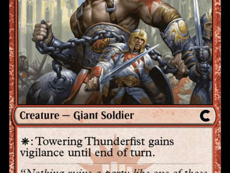 Towering Thunderfist [Ravnica: Clue Edition] For Discount