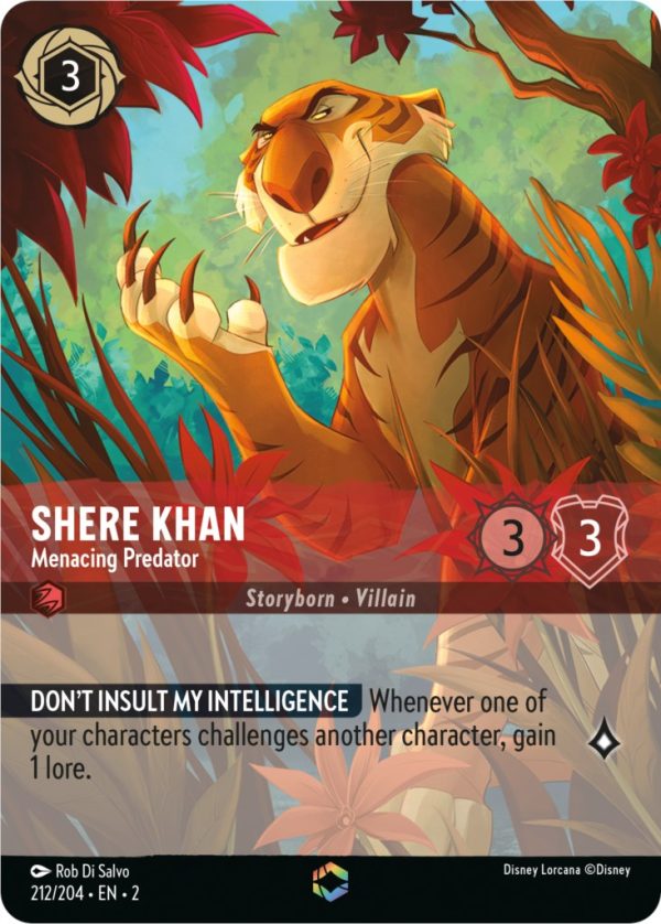 Shere Khan - Menacing Predator (Enchanted) (212 204) [Rise of the Floodborn] Hot on Sale