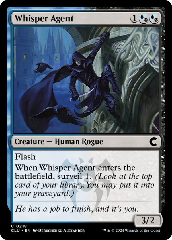 Whisper Agent [Ravnica: Clue Edition] For Sale